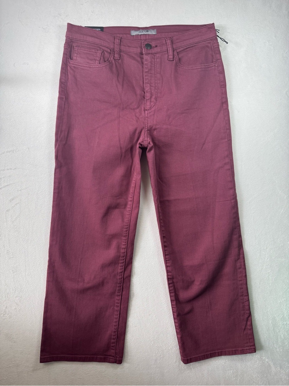 Joe's Jeans Flawless High Rise Wide Leg Cropped Jeans, Rosy Ash,
Size 29